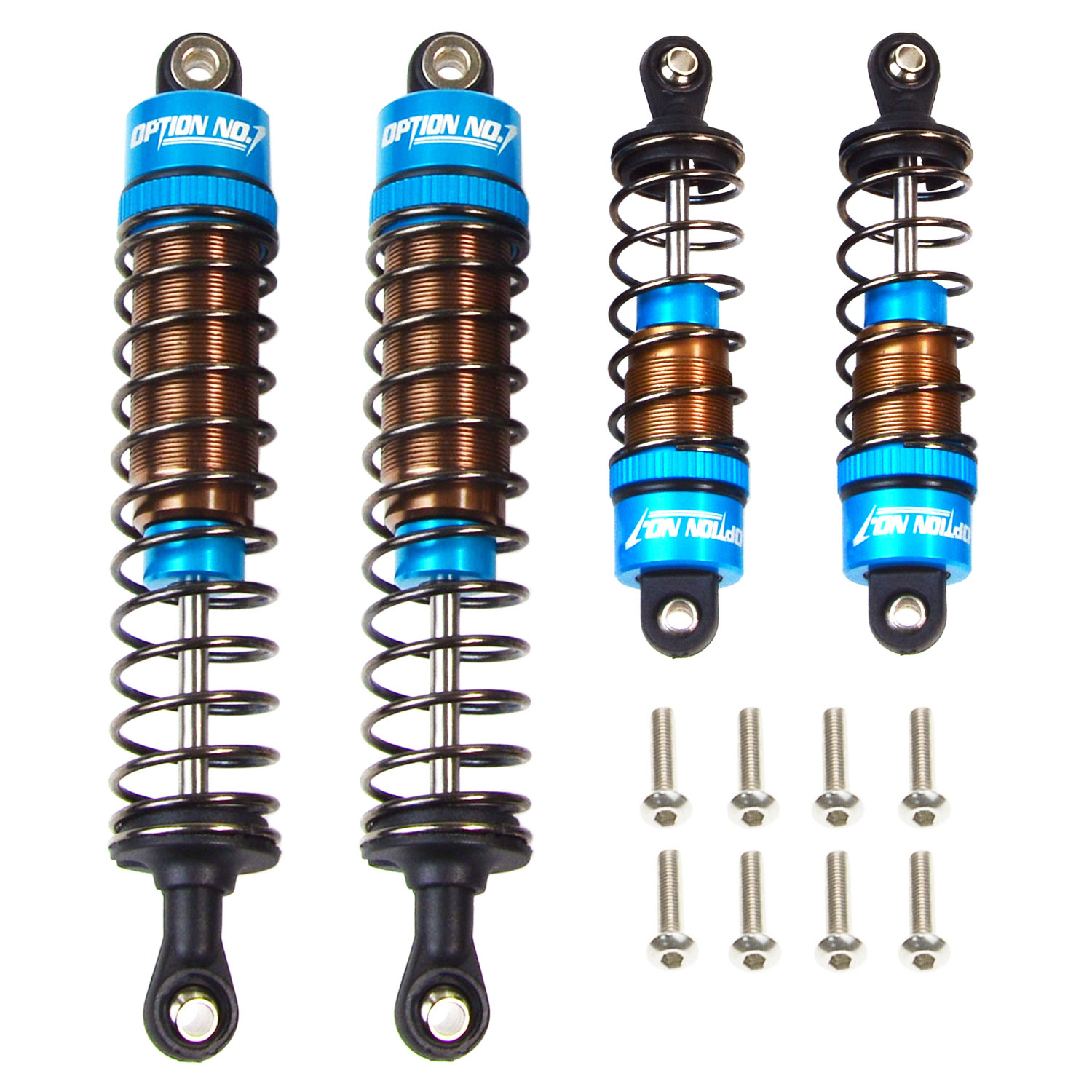 Shock Absorber Rc - Aluminiowe amortyzatory olejowe przednie/tylne do Tamiya