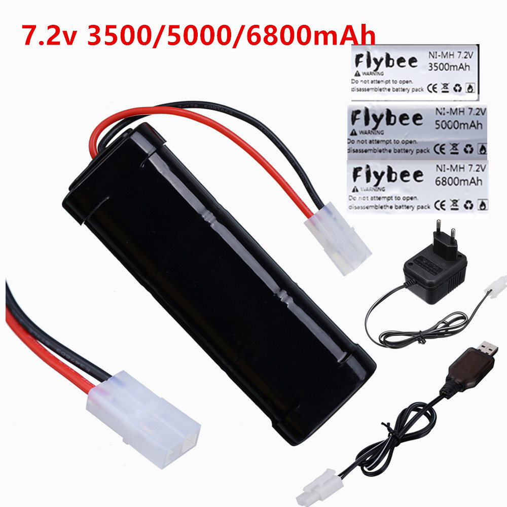 Rc Hobby Boat - Nowy akumulator 7.2V 5000/6800mAh NiMH do