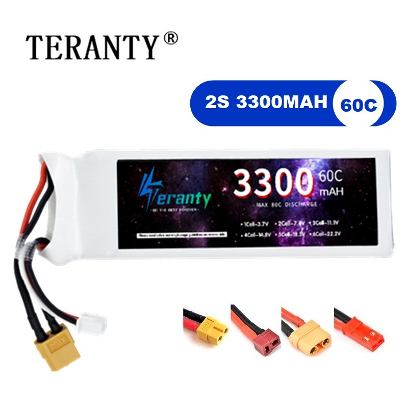 Rc Hobby Boat - Akumulator LiPo 2S 7.4V 3300mAh 60C
