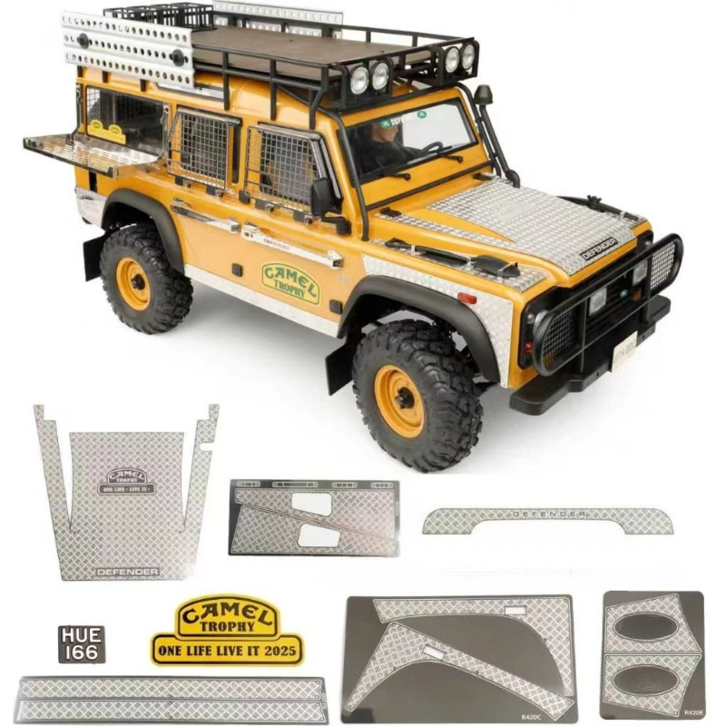 Rc Hobby Desk - Osłona silnika/skirt boczny, metalowa osłona podwozia,