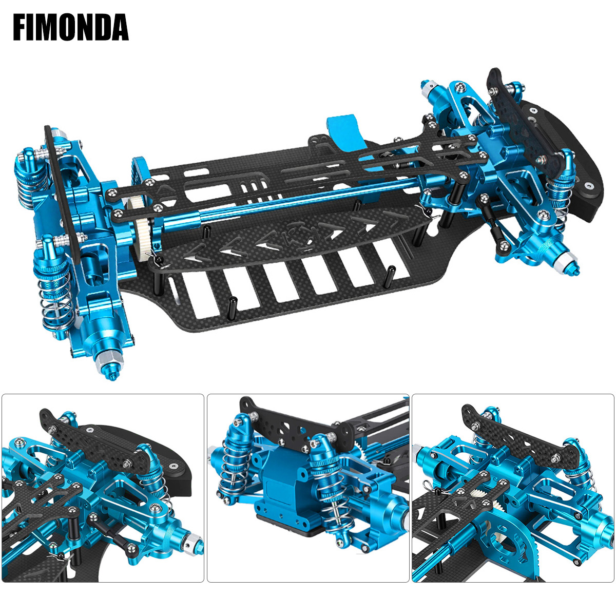 Shock Absorber Rc - Aluminiowa i karbonowa rama podwozia z