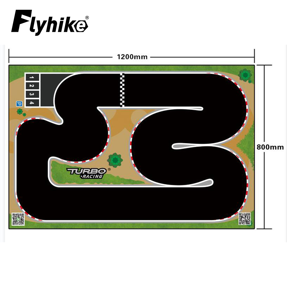 Rc Hobby Desk - 50x95cm 120x80cm Przenośna mata gumowa Turbo