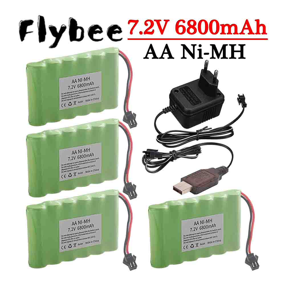Rc Hobby Boat - Akumulator Ni-MH 7.2V 6800mAh z wtyczką