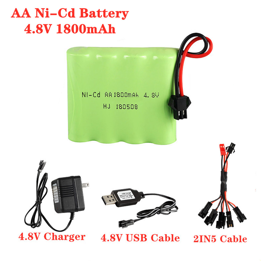 Rc Hobby Boat - Akumulator 4,8 V 1800 mAh Ni-Cd