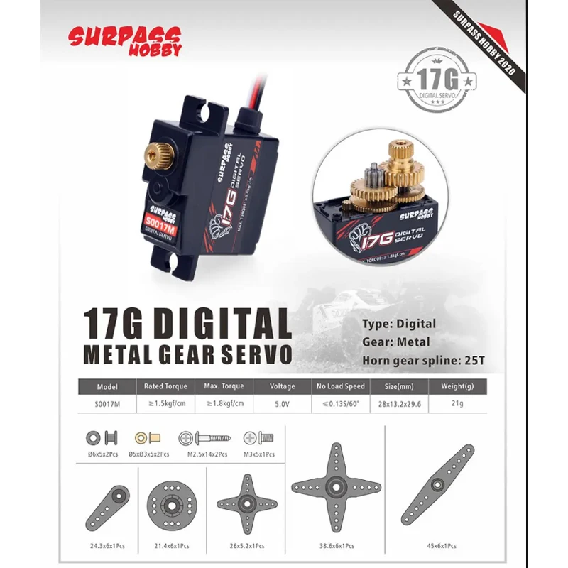 SURPASS Hobby S0017M 17g Wysok – Hobby Quality Rc Cars recenzja i cena
